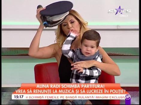 Alina Radi: "Am terminat specializarea de poliţie locală"