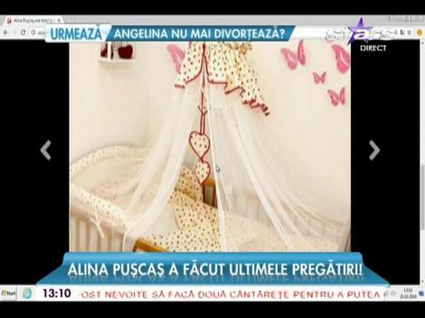 Alina Puşcas, ultimele pregătiri înainte de naştere