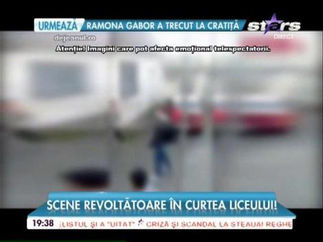 O elevă din Cluj și-a snopit în bătaie o colegă