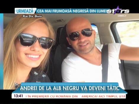 Andrei de la Alb Negru va deveni tată!