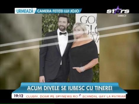 Bărbații cu iubite tinere nu mai sunt la modă. Acum divele se iubesc cu tinerei!