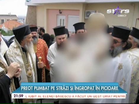 Preot mort plimbat pe străzi și înmormântat în picioare!