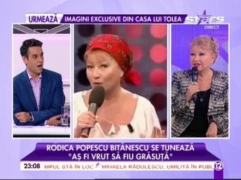 Rodica Popescu Bităneascu &icirc;şi şochează colegii de breaslă! Actriţa SE TUNEAZĂ!