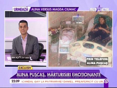 Alina Pușcaș, primele declarații după ce a născut: ”În limba greacă numele fetiței mele înseamă miere”