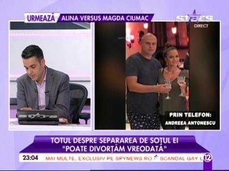 Prima reacţie a Andreei Antonescu după ce s-a scris că a fost părăsită de tatăl fiicei sale