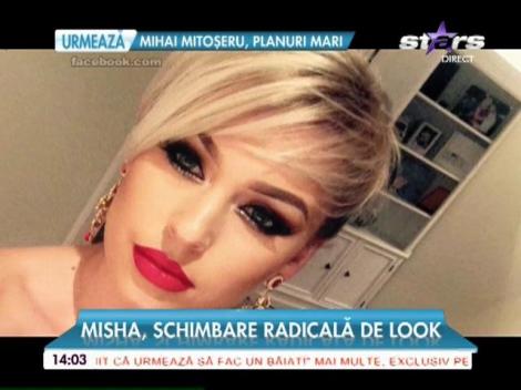 Schimbare de look. Misha, frumoasa soție a lui Connect-R, s-a tuns scurt