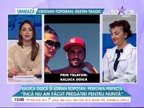 Raluca Ogică: ”Vom face nunta în iunie. Mi-aș dori un copil, dar după nuntă”