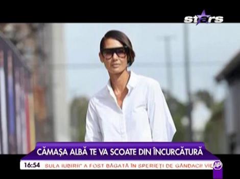 Nu trebuie să-ți lipsească din dressing. Cămașa albă te va scoate mereu din încurcătură