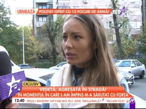 Clipe de coşmar! O vedetă din showbizul rom&acirc;nesc, agresată şi nimeni nu a intervenit: "Mi-a băgat m&acirc;na pe sub fustă, m-a lovit, mi-a rupt tricoul"