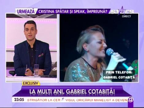 Gabriel Cotabiță își sărbătorește ziua de naștere