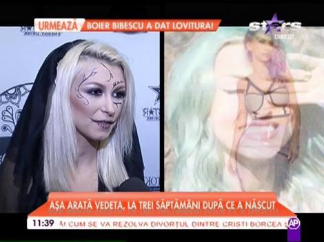 Andreea Bălan, în carne şi oase, după naştere