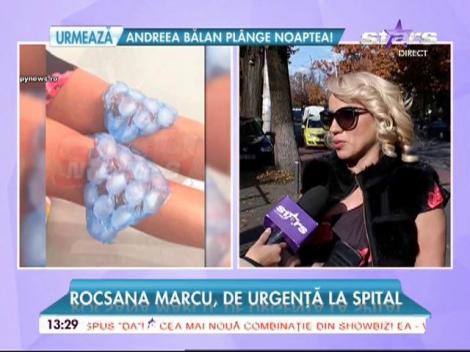 Roxana Marcu, de urgenţă la spital!