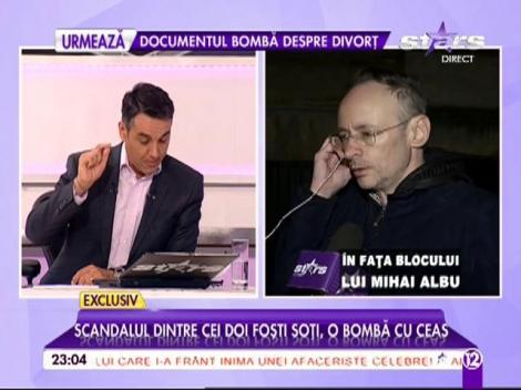 Mihai Albu, la cuțite cu fosta soție