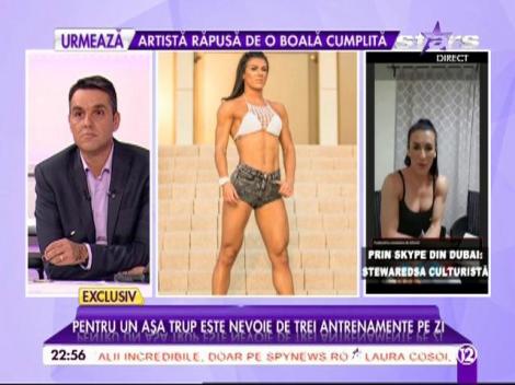 Andreea Căzăceanu doarme în sala de antrenament pentru a ajunge pe primul loc