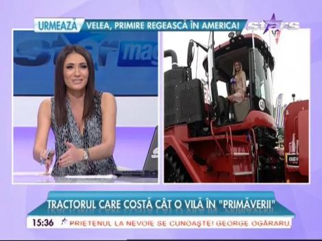Cel mai mare tractor din lume se află la târgul agricol din Capitală!