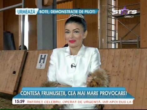 Provocare pentru Contesa frumuseţii! Cum s-a descurcat diva printre armăsari?