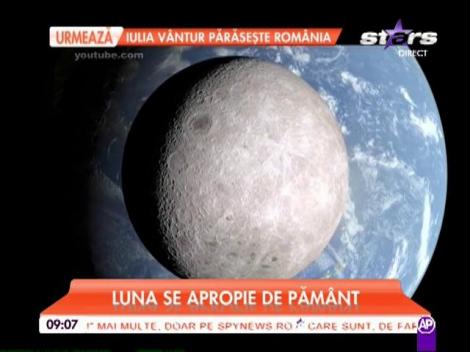 Luna se apropie „periculos” de Pământ!