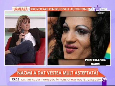 Naomi: "Sunt în Elveţia, dar vreau acasă"
