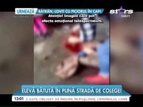 O elevă din Timişoara a fost bătută de colege în plină stradă