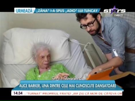 La 102 ani, Alice Barker, una dintre cele mai cunoscute dansatoare, a văzut primele imagini cu ea pe scenă