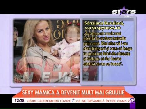 Sânziana Buruiană trece prin clipe grele! Blondina are probleme cu fetiţa ei!