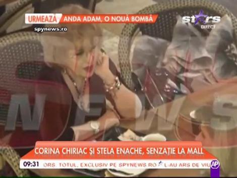 Corina Chiriac și Stela Enache au făcut senzaţie la mall