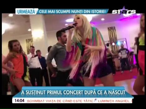 Andreea Bălan, jurata de la „Te cunosc de undeva!” a susţinut primul concert după ce a născut! Cum a arătat!