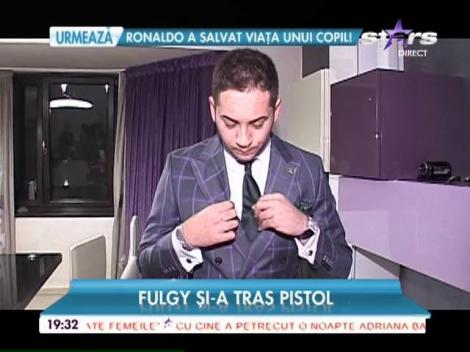 Fulgy, fiul Vioricăi și al lui Ioniță de la Clejani, și-a luat pistol!