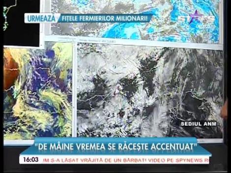 Vremea se răceşte brusc. Unde va ninge