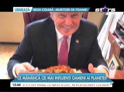 Ce mănâncă cei mai influenți oameni ai lumii