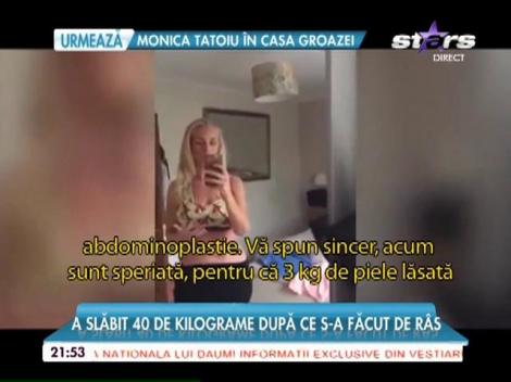 A slăbit 40 de kilograme într-un timp record, însă calvarul ei nu s-a oprit