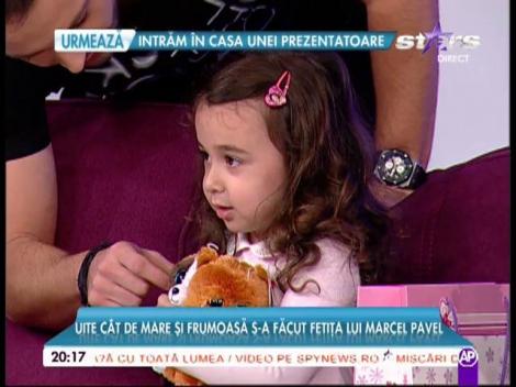 Uite cât de mare și de frumoasă s-a făcut fetița lui Marcel Pavel!