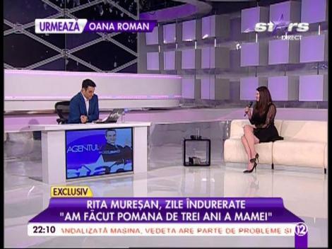 Rita Mureșan: "Am făcut pomana mamei de trei ani"