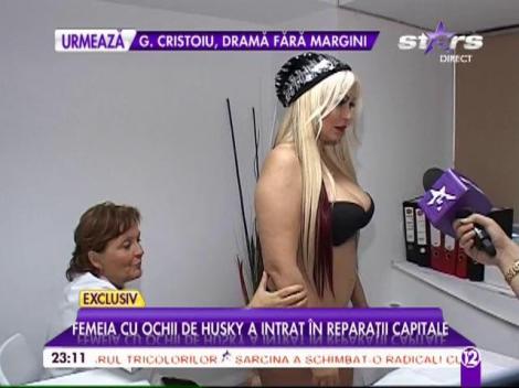 Lenna Horvath, femeia cu ochi de husky, a intrat în reparații capitale