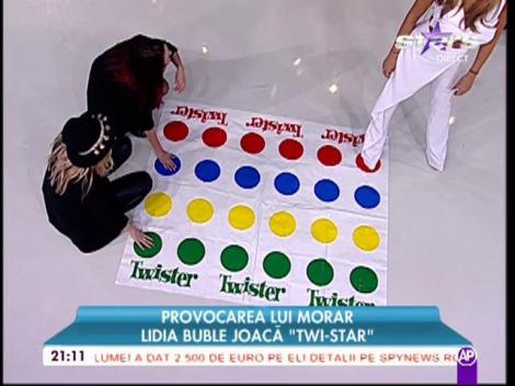 Mihai Morar a provocat-o, iar ea le-a dat de furcă și fetelor! Lidia Buble joacă "twi-star", în direct!