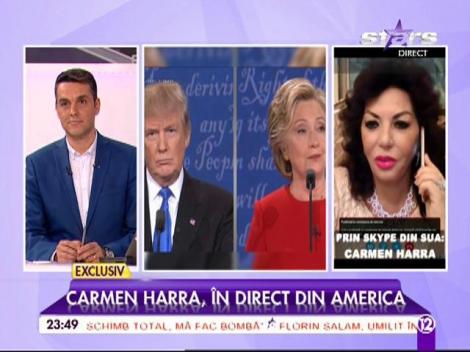 ALEGERI SUA. Clarvăzătoarea Carmen Harra a dat-o-n bară! A prezis victoria doamnei Clinton!