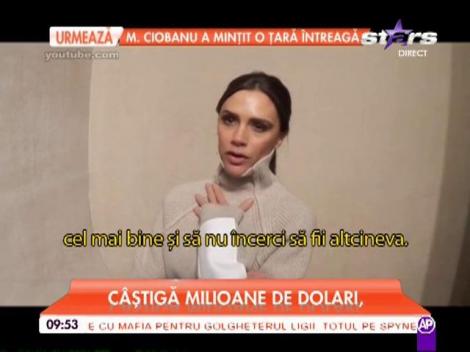 Victoria Beckham, apariţie şocantă la un interviu