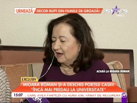 Mioara Roman şi-a deschis porţile casei: "Plătesc chiria 400 de euro, mai mult decât pensia mea!"