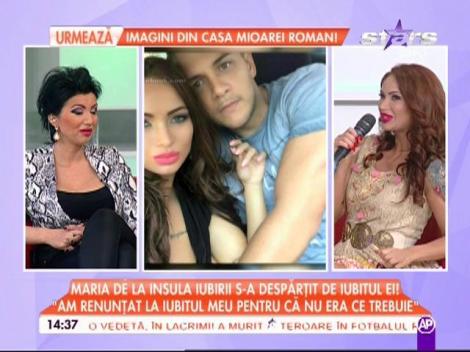Maria de la "Insula Iubirii" s-a despărţit de iubitul ei: "Nu mă lăsa să ies în club cu fetele"