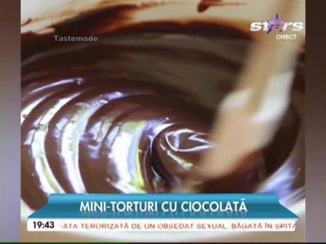 Mini-torturi cu ciocolată