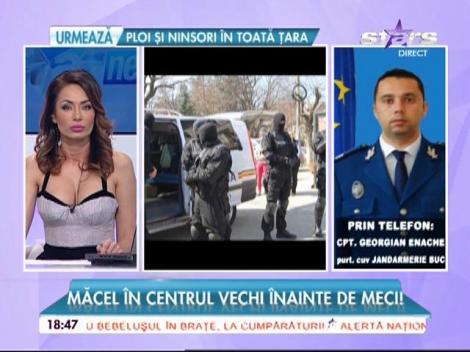 Video! MECI România - Polonia: Bătaie între suporterii aflați în Centrul Vechi