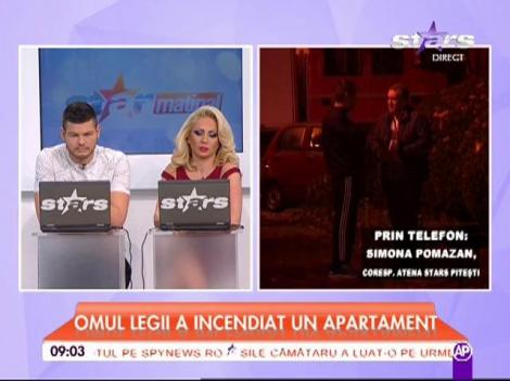 Un poliţist DIPI a incendiat un apartament şi a împuşcat doi oameni în Piteşti