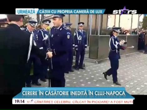 Cerere în căsătorie inedită în Cluj-Napoca