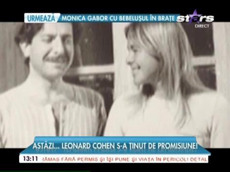 Leonard Cohen era îndrăgostit de o femeie căsătorită