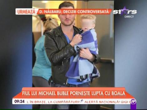 Fiul cântăreţului Michael Buble are şanse mari să învingă cancerul
