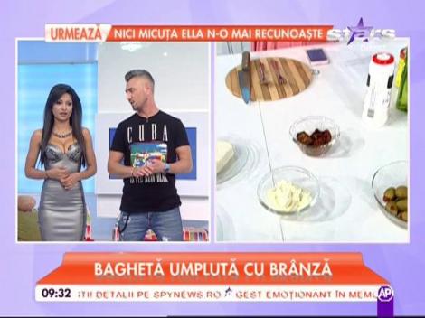 Asistenta de la Star Matinal pregătește "Bagheta umpluta cu branza"