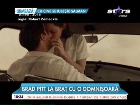 Brad Pitt la braț cu o altă domnișoară