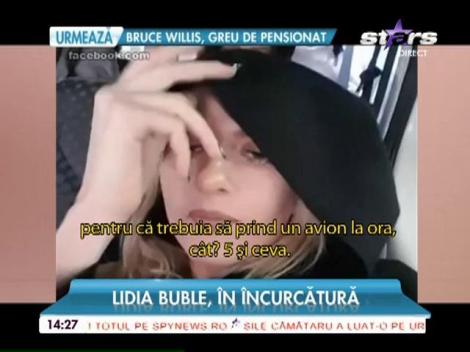 Lidia Buble a pierdut avionul la primele ore ale dimineții