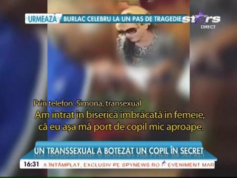 Un transexual a botezat un copil într-o biserică ortodoxă. Preoţii au luat foc când au aflat