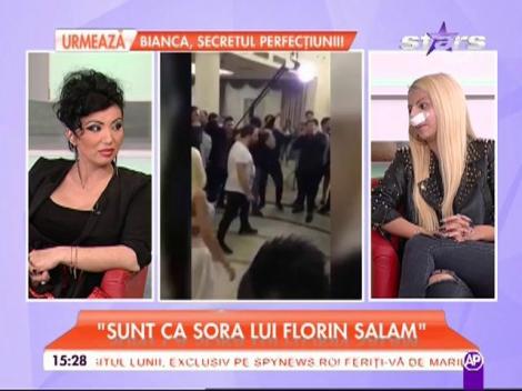 Cristina Pucean, dansatoarea lui Florin Salam, s-a operat la nas